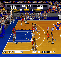 Tecmo Super NBA Basketball Screenshot 1